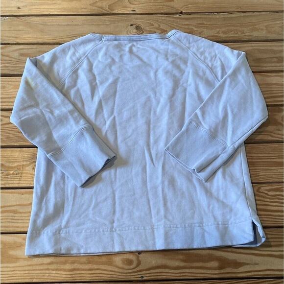 Tommy Hilfiger Wide Neck 3/4 Sleeve Top Size Medium Women’s Light Blue - Picture 2 of 7